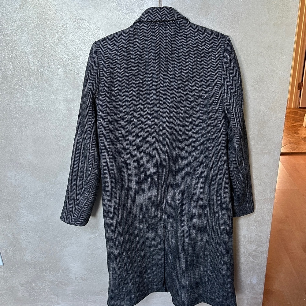 Mango Women's Charcoal Double-Breasted Trench Coat - Picture 7 of 10